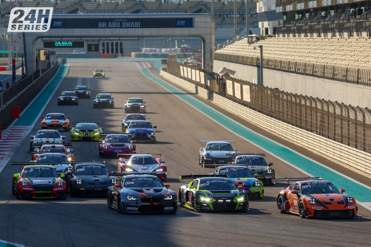2023 시즌 24시 시리즈 한국 6H 아부다비 대회 경기 장면. 한국타이어앤테크놀로지 제공